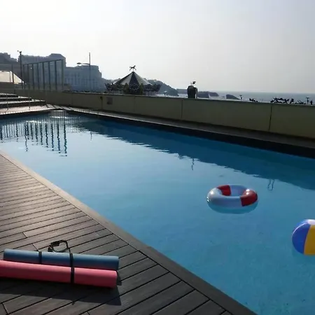 Amazing Cosy Studio With Ocean View & Pool Biarritz Exterior photo